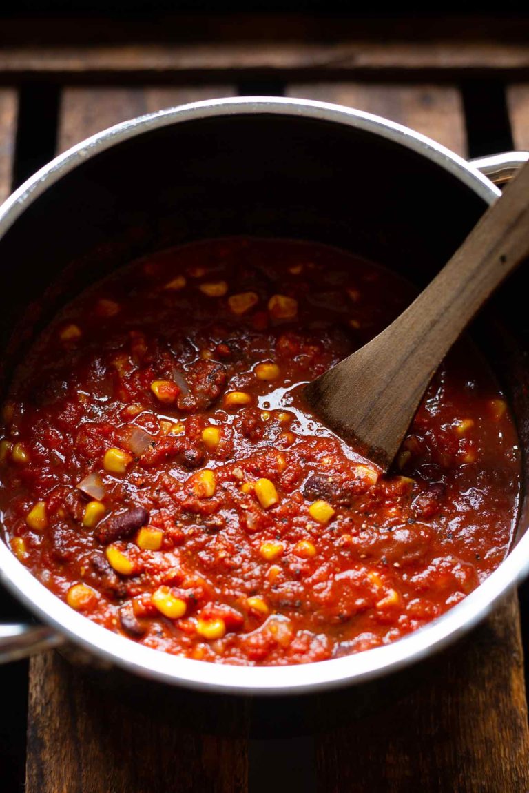 Vegetarisches Chili con carne (nur 20 Minuten!) - Kochkarussell