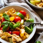 Bunter Nudelsalat mit Balsamico-Dressing-1