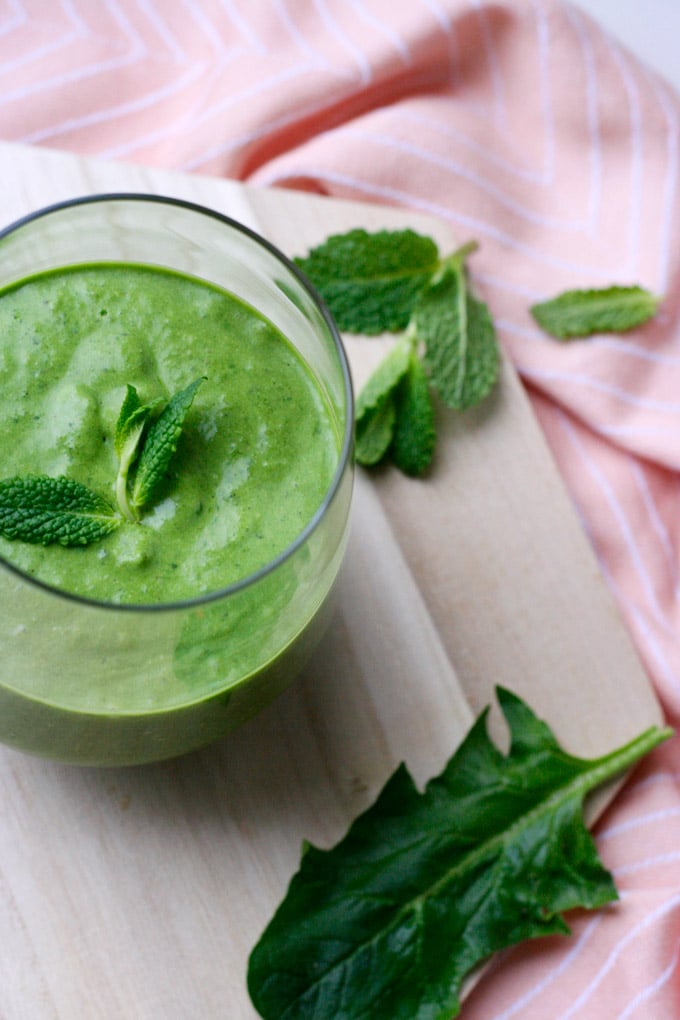 Green Smoothie mit Kokos und Minze - Kochkarussell