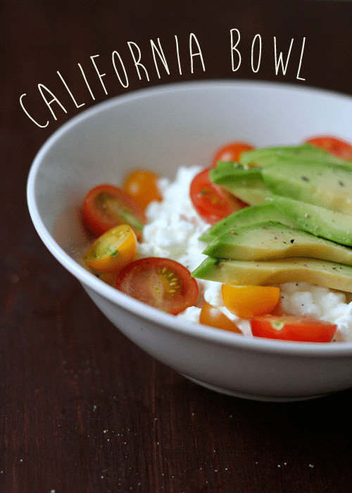 California Cottage Cheese Bowl So snackt der Sommer