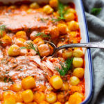 Lachs-Sahne-Gratin mit Gnocchi-1