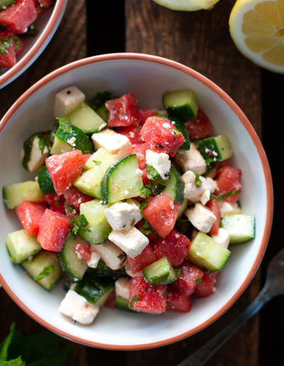 Melonen-Feta-Salat