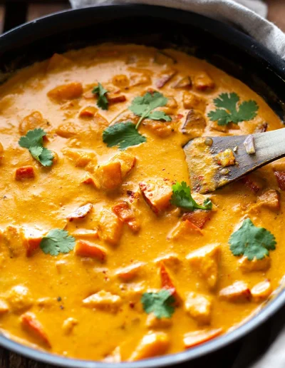 Kürbis-Curry mit Kokosmilch