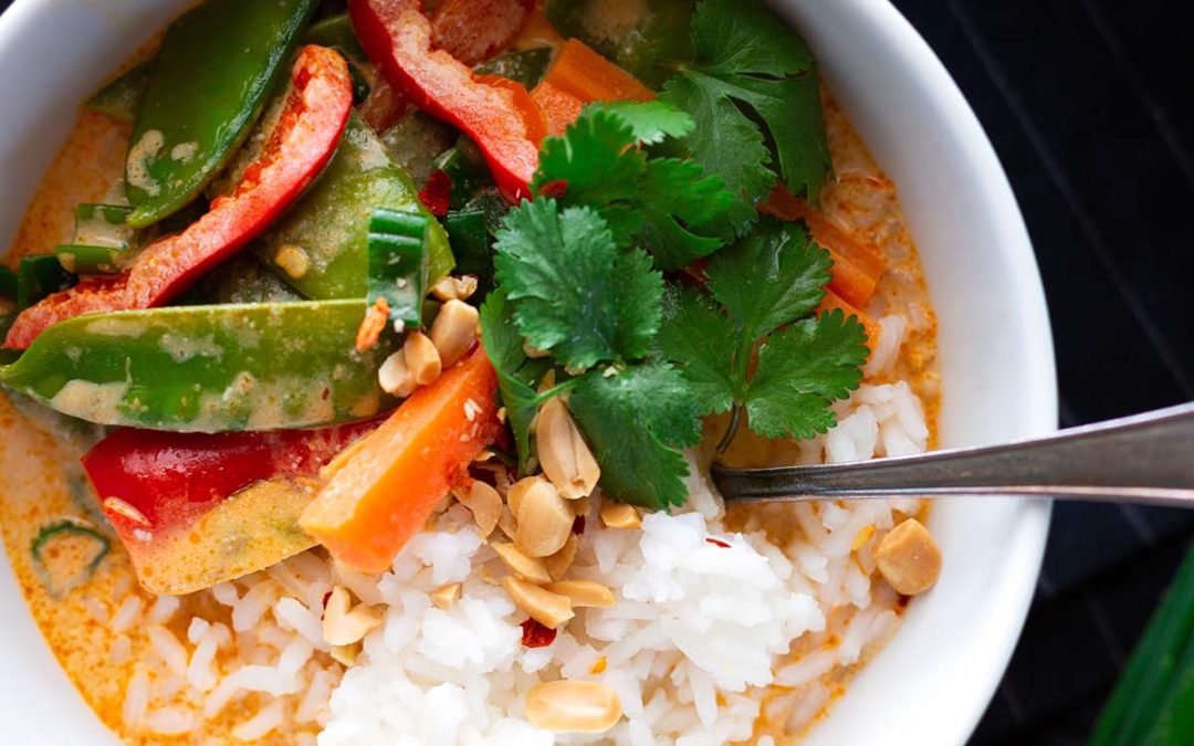 Rotes Thai-Curry – einfach und vegan