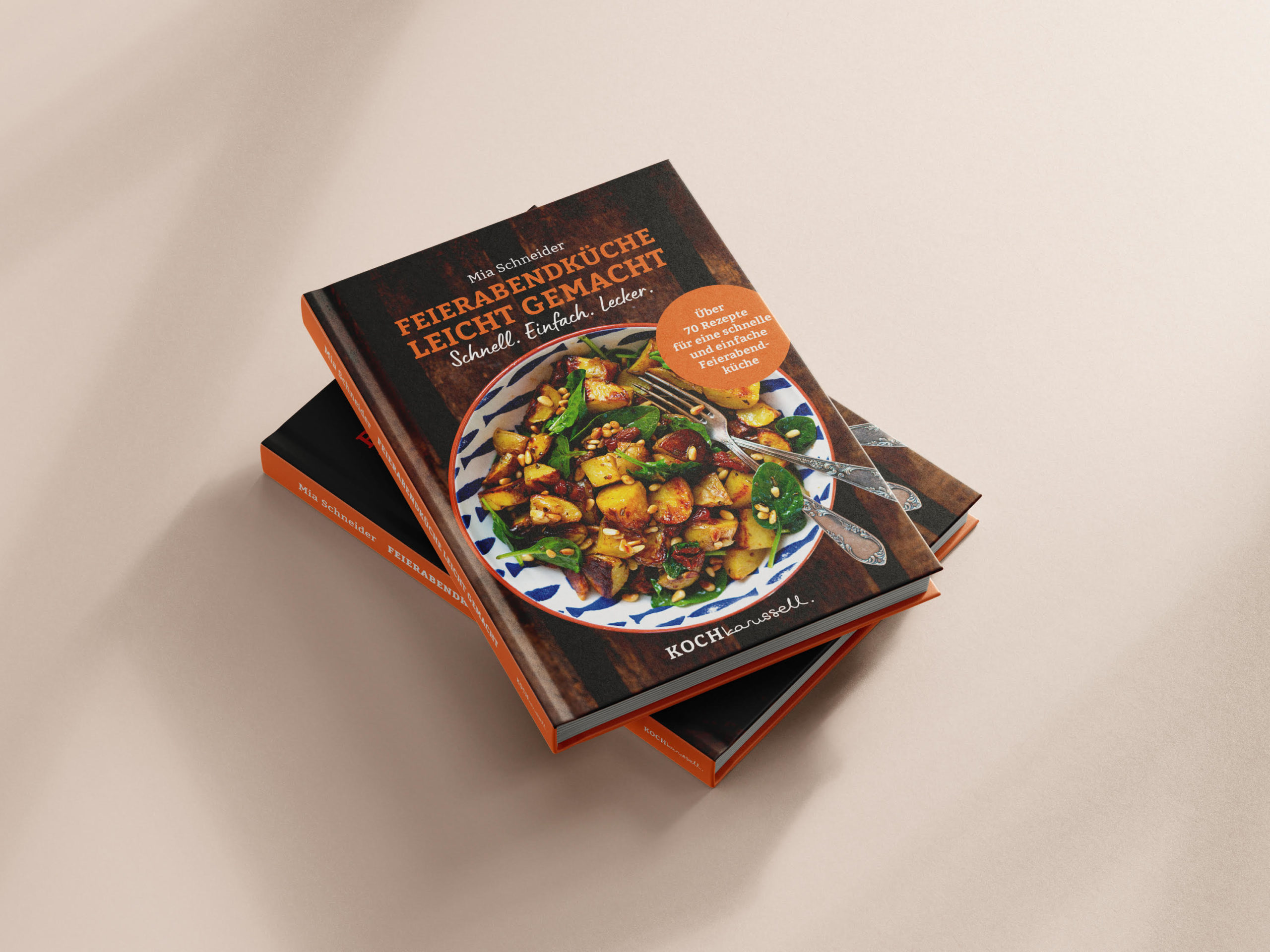 Das erste Kochkarussell-Kochbuch. Feierabendküche leicht gemacht in der XXL Jubiläumsedition. Das Kochbuch zum Blog.
