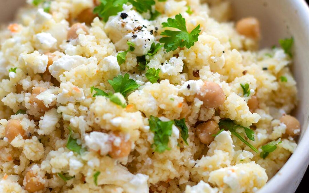 Couscous-Salat mit Feta