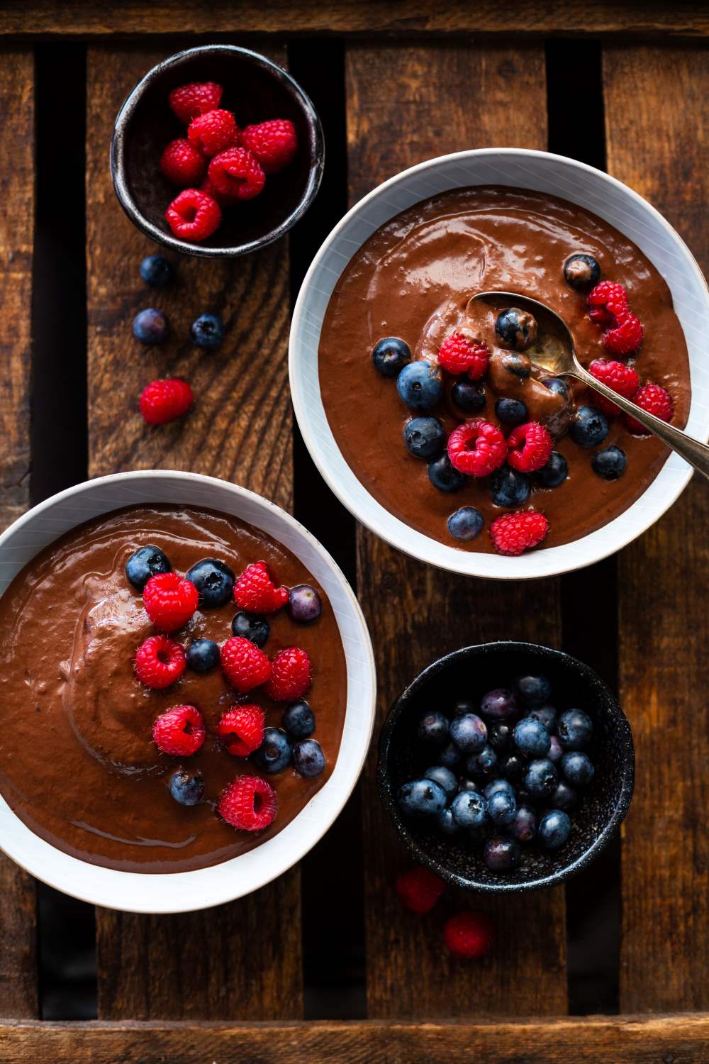 Gesunder Schokopudding mit Beerenpower Rezept: Bester Lotti-Karotti-Dip mit Laugenbrötchen - Frühstück & Snacks eBook - Kochkarussell