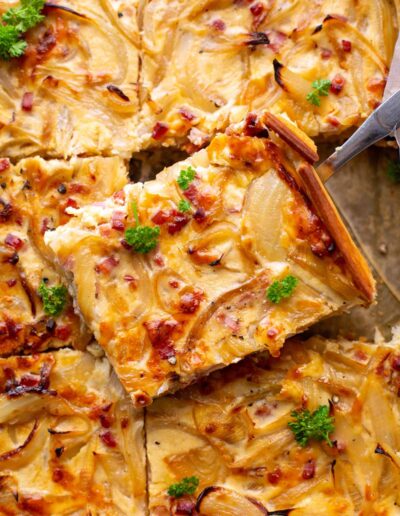 Zwiebelkuchen vom Blech Rezept 1