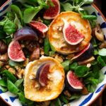 Salat mit Ziegenkäse und Feigen 3