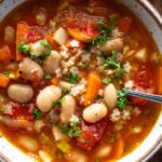 Weiße Bohnensuppe einfach und vegetarisch 1