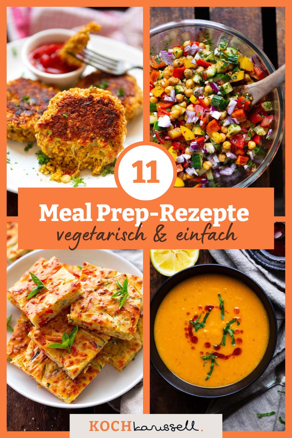 Meal Prep vegetarisch: 11 schnelle und einfache Rezepte