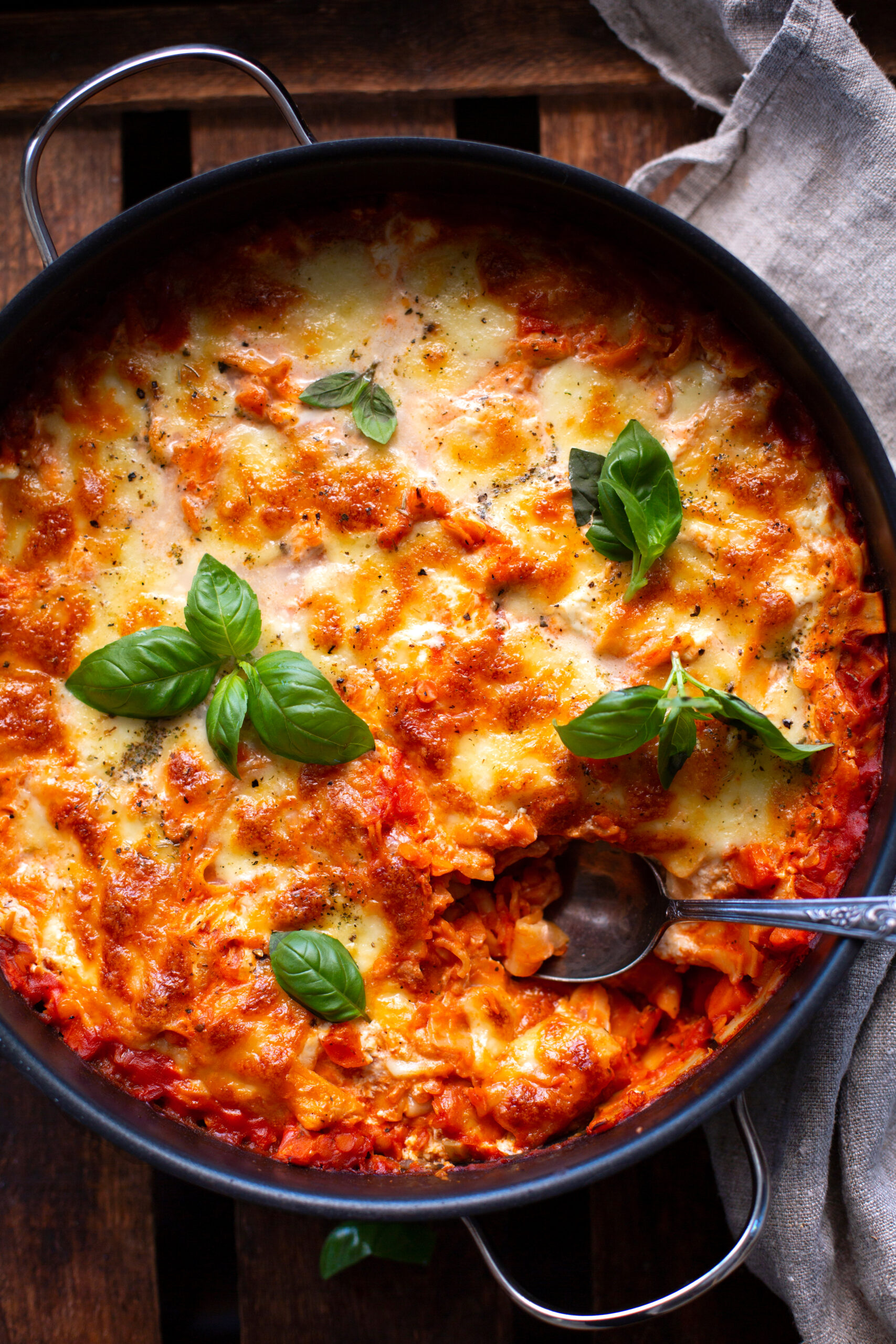 Rezept: Weltbeste Veggie-Pfannen-Lasagne