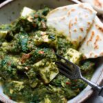 Palak Paneer mit Naan 2