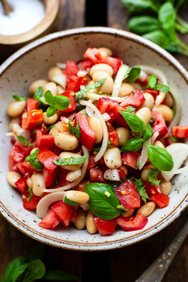 Weiße Bohnen Salat Rezept mediterran 1