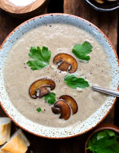 Pilzsuppe (schnell & einfach)