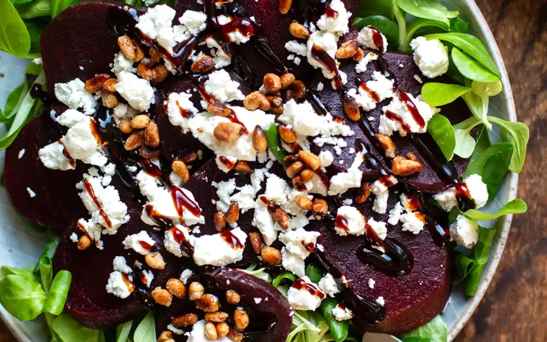 Rote Bete Carpaccio mit Feta (schnell & einfach)