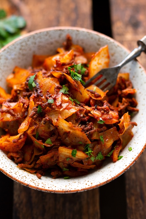 GFLG 2-7 Geplatzte Kohlroulade mit Tomatenmark