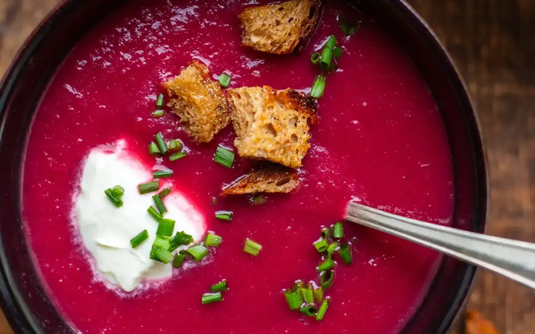 Einfache Rote-Bete-Suppe (schnell und vegetarisch)