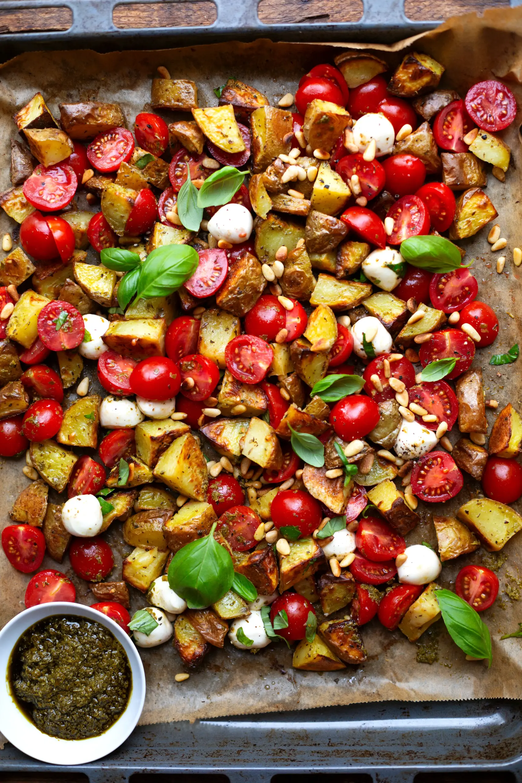 Rezept: Einfache Kartoffel Caprese Bowl aus dem Kochbuch Meal Prep leicht gemacht