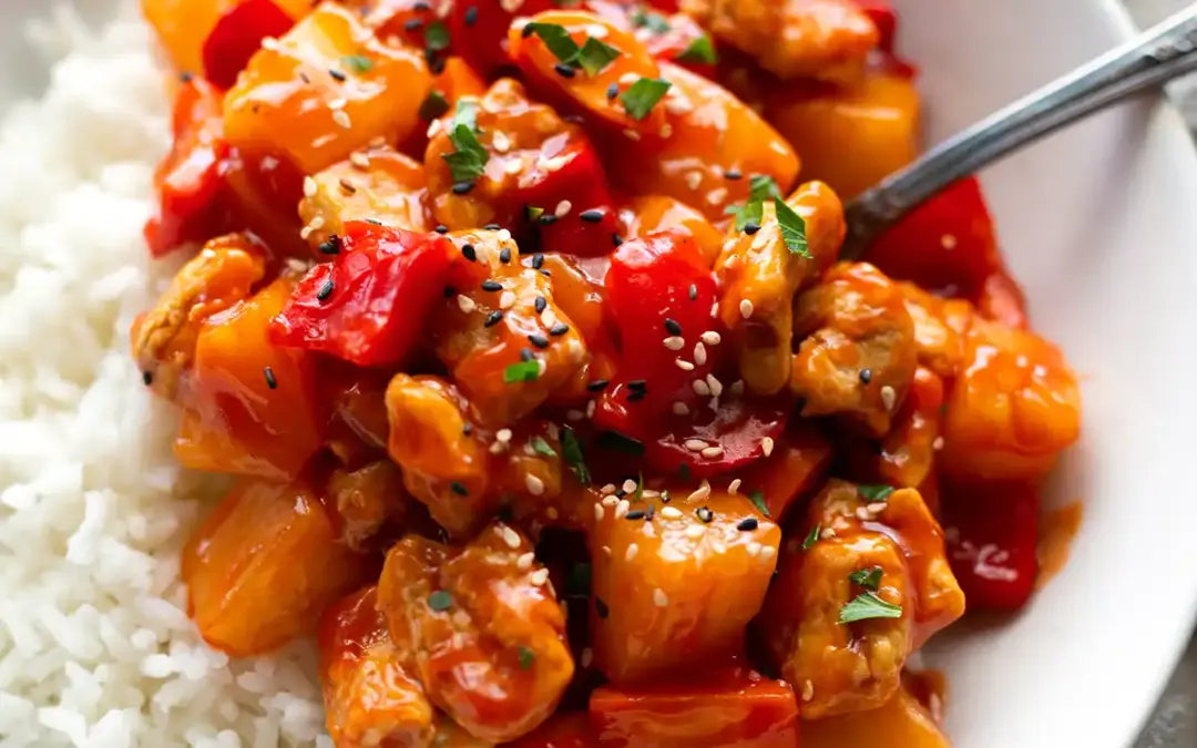 Hähnchen süß-sauer (wie beim Chinesen!)